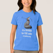 É CAMISA De T SAKE T FOX para Ciência Tamanho Real