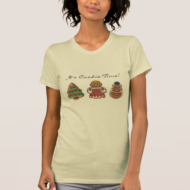 É camisa do pão-de-espécie do tempo do biscoito (Frente)