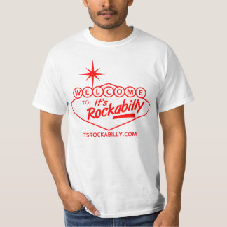 É Camiseta do Logotipo Rockabilly