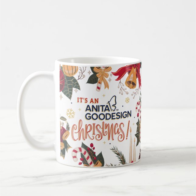 "É caneca de um Natal de Anita Goodesign" (Esquerda)