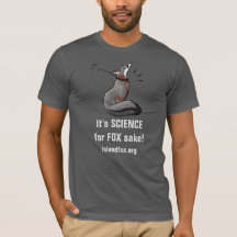 É CIÊNCIA Por Causa da RAPOSA Camiseta Bella Cor P