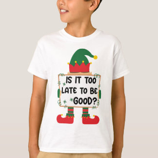 "É Demaisado Tarde Para Ser Bom?" Camiseta Diverti