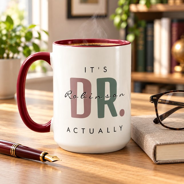 É Dr. [Nome Personalizado] Caneca Enorme (Criador carregado)