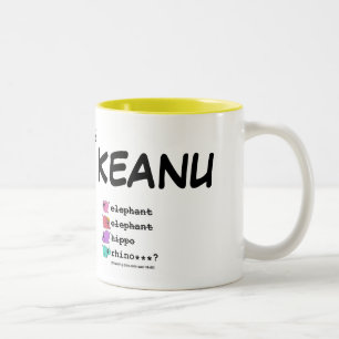 e.e.h.r…? Caneca destro de Keanu