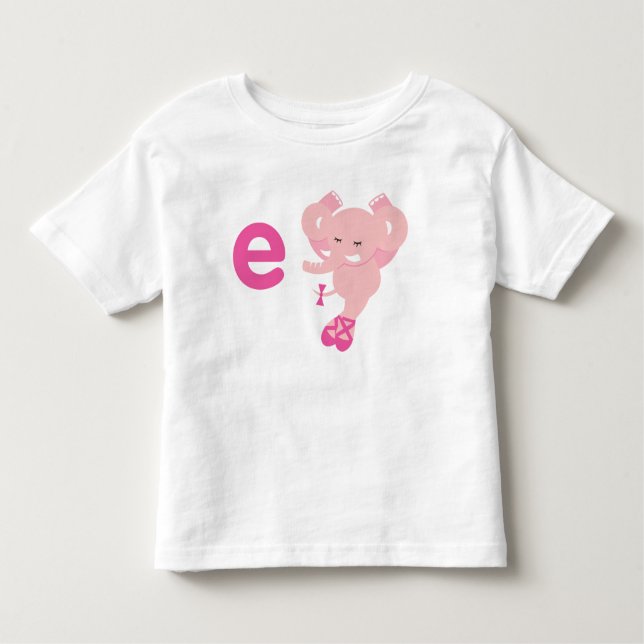 E é para o t-shirt do elefante de Ellie (Frente)