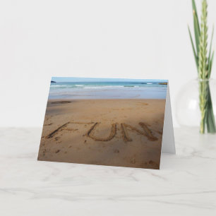 É ESCRITA CARTÃO DE REFORMA "DIVERTIDO"