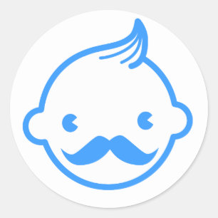 É etiquetas pequenas de um chá de fraldas do hom