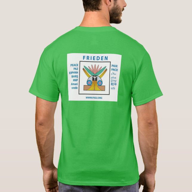 E haverá PEACE na Terra T-Shirt (Verso)