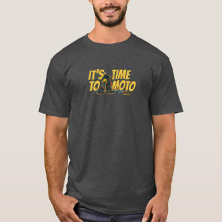 É Hora do Moto Gráfico de Camiseta de Moto de Terr