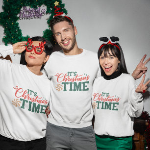 É hora do natal, camisa de natal confortável