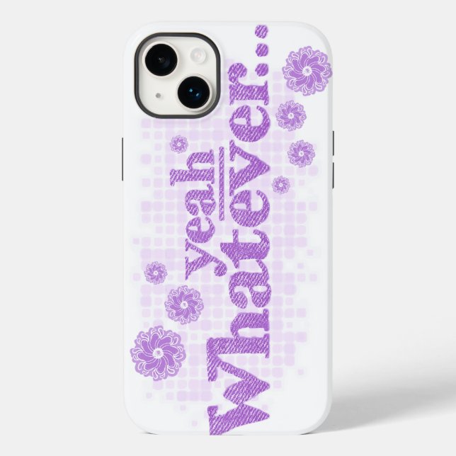 "É isso aí" roxo branco gráfico (Verso)