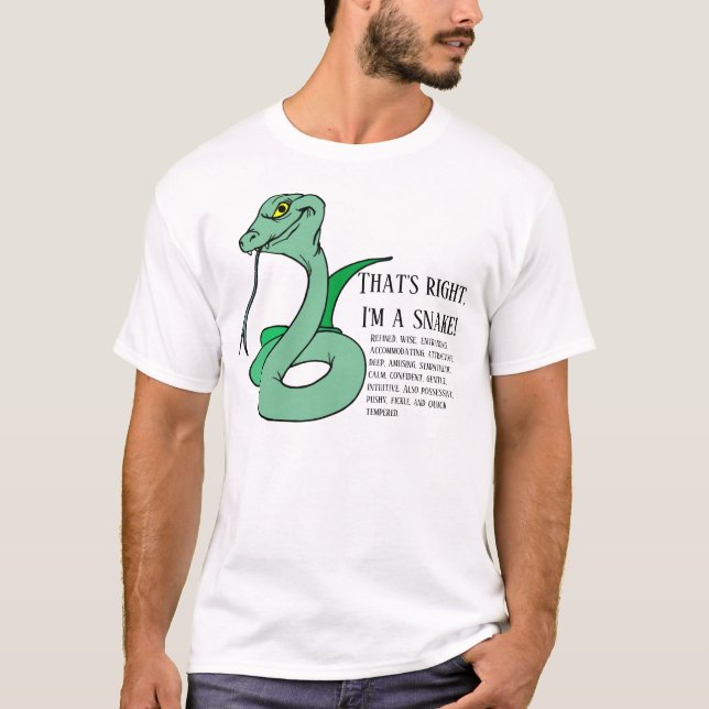 É isso mesmo, eu sou cobra T-Shirt (Frente)