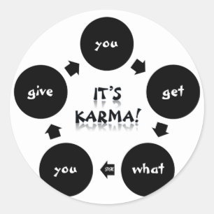 É Karma! Adesivos