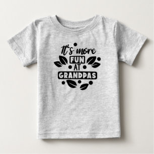 É mais divertido na camiseta do vovô
