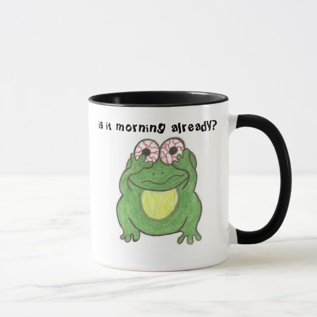 é manhã já? caneca do sapo (Direita)