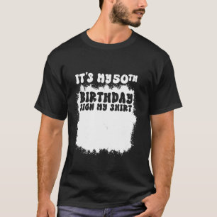 É meu 50º Sinal de Aniversário Minha Camisa 50 Ano