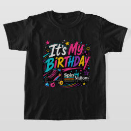 É Meu Aniversário | Camiseta Infantil | SpinNation