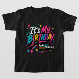 É Meu Aniversário | Camiseta Infantil | SpinNation