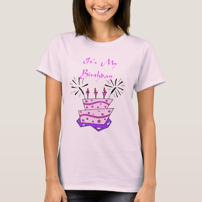 É meu t-shirt do aniversário (Frente)