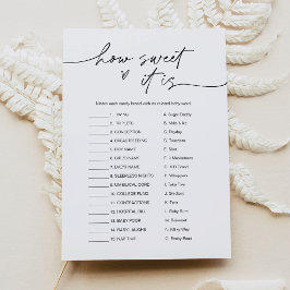 É Muito Doce O Cartão De Bebê De Bar Docente