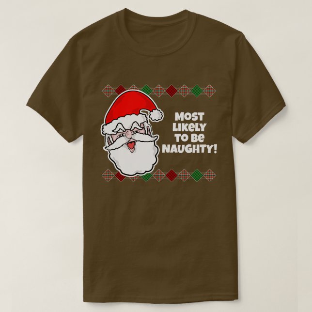 É muito provável que o Natal... Piada T-Shirt (Frente do Design)