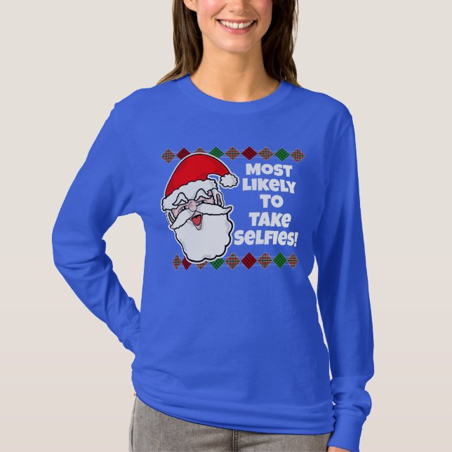 É muito provável que o Natal... Piada T-Shirt (Frente)