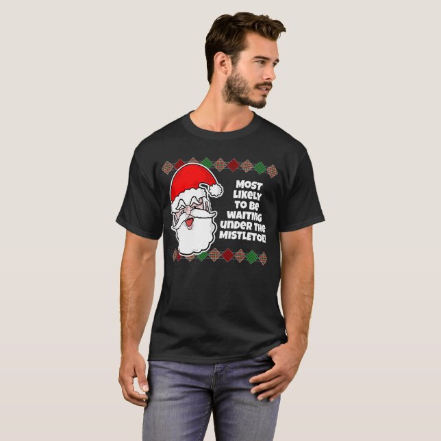 É muito provável que o Natal... Piada T-Shirt (Frente Completa)