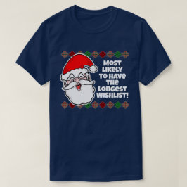 É muito provável que o Natal... Piada T-Shirt