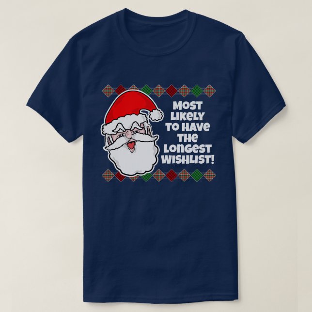 É muito provável que o Natal... Piada T-Shirt (Frente do Design)