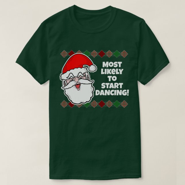 É muito provável que o Natal... Piada T-Shirt (Frente do Design)