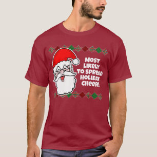 É muito provável que o Natal... Piada T-Shirt