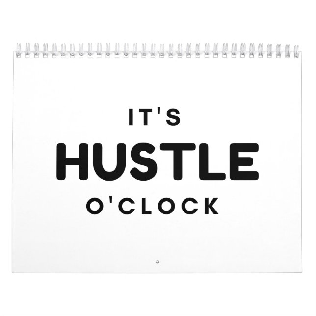 É O CALENDÁRIO HUSTLE O'CLOCK (Capa)