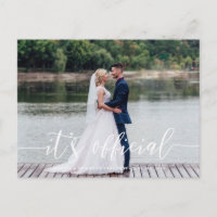 É o Cartão Oficial de Anúncio de Casamento