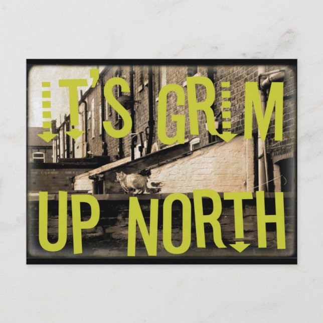 É o cartão postal norte do Grim Up (Frente)