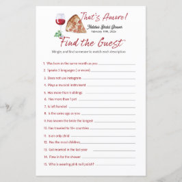 É o jogo do Chá de panela Amore Bingo