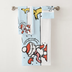 É o kit de toalhas de banho de inverno