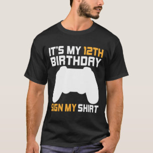 É o meu 12º aniversário assine minha camisa Video