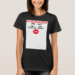 É o meu 16º Sinal de Aniversário, a minha camisa D