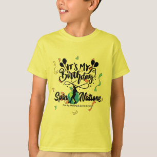 É o meu aniversário! Camiseta 2023 SpinNações