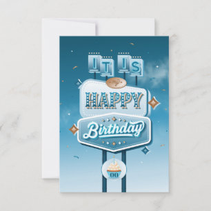 É o meu feliz Convite de festas de aniversário (pe