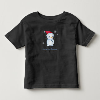 É o Meu Primeiro Natal Camiseta de Criança