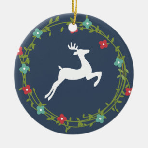 É o Ornamento Personalizado Feriado de Natal