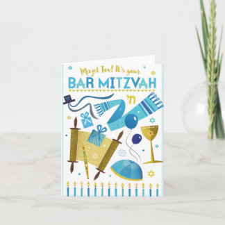 É o Seu Bar Mitzvah! Cartão Dobrado