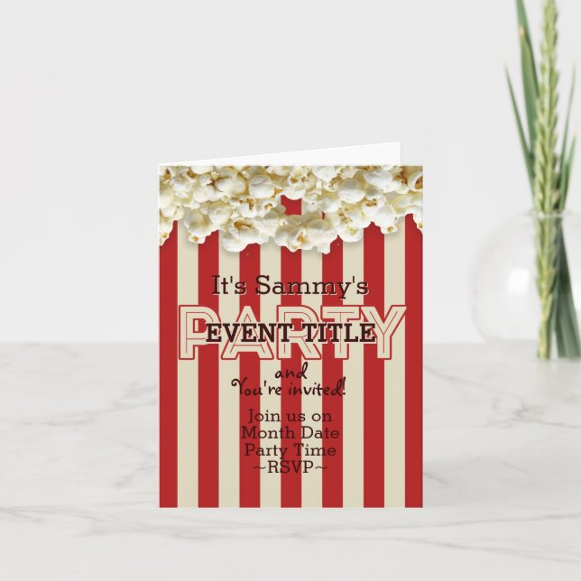 É o seu Convite de festas 12 linhas 2 personalizad (Frente)