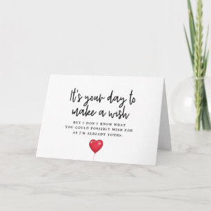 É o seu dia para fazer um cartão de aniversário