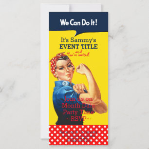 É o seu suprimento personalizado do Rosie Party