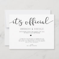 É Oficial Anúncio de Casamento Furtivo Pós-Cerimôn