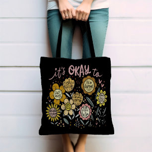 É Okay Boho Bolsa Floral Tote