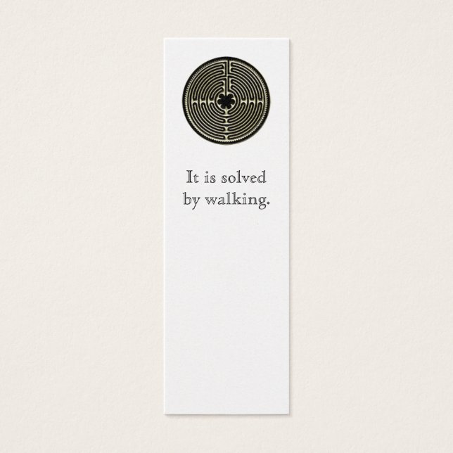 É resolvido caminhando. (Frente)