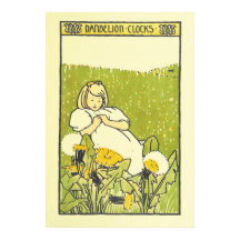 E. Richardson Poster vintage garota fofa